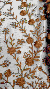 Kain Tille Full Payet Stone Premium || Bahan Kebaya Dress