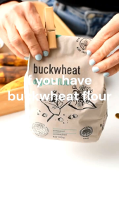 Organic Buckwheat Flour / Gluten free flour / แป้งบัควีท แป้งsoba ปราศจากกลูเตน / 500g