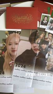Loose item ready stock official BLACKPINK the game bptg Christmas collection photocard postcard Christmas qrvideo