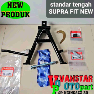 standar tengah SUPRA FIT NEW fit jumbo fit X/S lengkap warna hitam