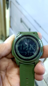 JAM Tangan LASHIDA Digital Wateresis Strap/Tali Rubber Alaram AkTiF Pria