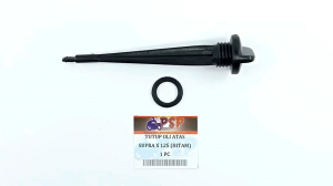 TUTUP OLI ATAS SUPRA X 125 + ORING HITAM - PENUTUP OLI MESIN REVO ABSOLUTE / SUPRA X 125
