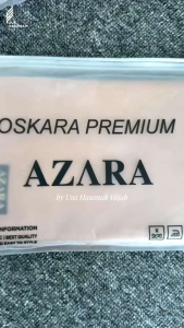 (AZARA) OSKARA POLOS LOGO WOVEN•segiempat polos.kerudung polos.jilbab segiempat seragaman.kerudung segiempat voal.free pouch.