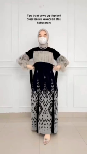 Set Couple Rahayu Dress & Kemeja Tenun Etnik Terbaru Baju Kondangan Baju Viral Baju Trend Kekinian