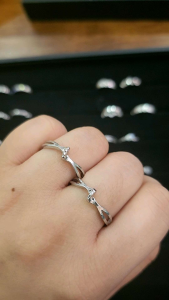 💍Twin knot couple ring opening adjustable ins style( W/Free box)