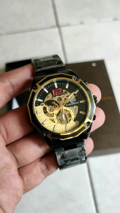 JAM TANGAN FORSINING 8207 HITAM MEKANIK ORIGINAL FULL STAINLESS
