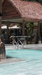 Áo linen nam cổ trụ chui tay dài – màu nâu olive/trắng | Vải 100% linen cao cấp thoáng mát – DODEP