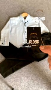 Setelan Kemeja Anak Laki-Laki Lengan Panjang & Celana Chinos Panjang Umur 1-14 Tahun - Baju Setelan Anak Fashion Kids Casual Catton FormL