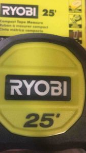 Ryobi 25 Ft. Compact Tape Measure