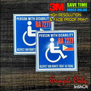 pwd 3M reflective printed laminated sticker for cars motorcyle gadgets laptop etc.