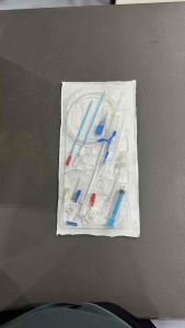 Triple Lumen IJ Catheter for Hemodialysis