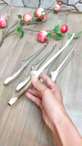 Kẹp gắp đồ nướng inox kiểu Nhật dài 30cm chuyên dùng trong quán nướng BBQ nhà hàng khách sạn