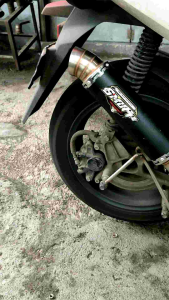 Knalpot Mionouvonmaxaerox Beat Variopc & Scoopy Black Coatong Original