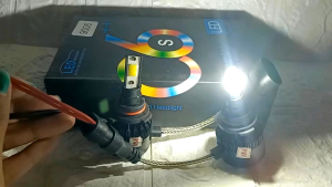 Lampu LED C6 HB4 9006 1 Warna Dus Hitam