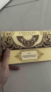 Blangko Undangan Kosong Pernikahan Erba Kartu BLANKO Simple 88170 (5 Lembar atau 100 Lembar)