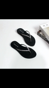 Sandal Jepit Teplek Wanita Permata Bawah Karet