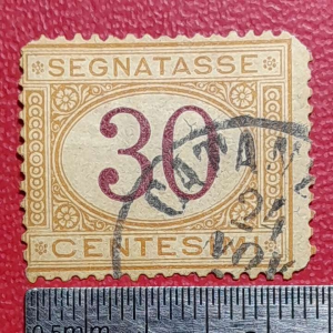 Prangko Italia klasik koleksi Kuno 30 C Tahun 1870-1890 USED