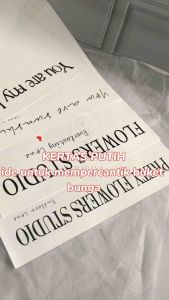 [1 PACK ISI 20 LEMBAR] KERTAS PUTIH TULISAN UKURAN 45CM X 30CM BAHAN WATERPROOF MATTE SOLID DOVE DOFF KOREAN STYLE KERTAS WRAPPING BUNGA WRAP PAPER FLOWER FLORIST LOVE LETTER