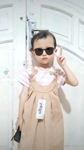 Overall Mini Dress Usia 1-10 Tahun Size: S-XXXL