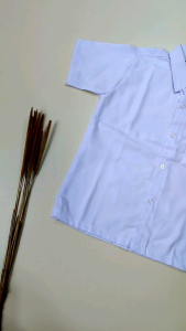 Baju Putih SD Pendek Bahan Elemen