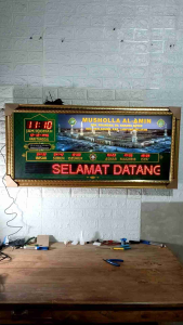Jam Masjid Digital Jam Sholat Jam Digital Masjid Running Text
