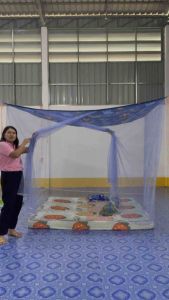 มุ้ง 10 ฟุต มุ้งประตู มุ้งพิมพ์ลาย มุ้งแหวก เนื้อผ้า พริกไทย นอนได้ 5-6 คน