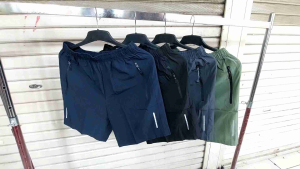 Celana pendek olahraga micro parasut running gym jogging import premium pria wanita