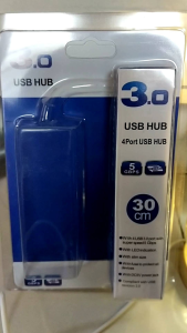 USB 3.0 High Speed 4 Ports Splitter Usb Hub Adapter for ExtensionPCPower BankLaptop and Etc