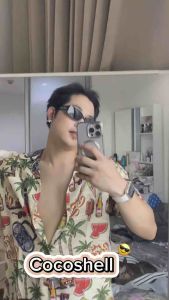 ส่วนร่วมของผ้าออนไลน์จากไทย: เสื้อฮาวาย, ชุดเสื้อเชิต, ชูฟื้นผ้า, แขนสั้น และ ผ้าไหมอิตาลีเกรดพรีเมี่ยม H399