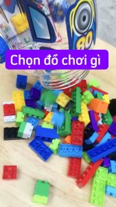 Hộp đồ  chơi xexếp hình (ghép hình )120 chi tiết 2 trong 1-BigLove