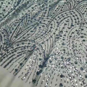 Kain Tille Salur Full Payet || Bahan Kebaya Korea Payet