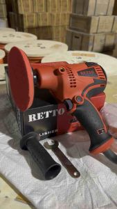 RETTO R-600-EP Mesin Poles Bodi Motor Mobil – Electric Polisher 600W | Haluskan Cat Hilangkan Kusam Ringan & Profesional