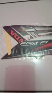 Striping stiker beat tahun 2015 Warna Hitam