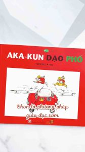 Truyện Ehon bé 3-4-5 tuổi - Aka-kun dạo phố