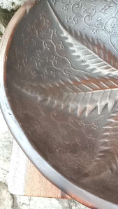 Piring Bulat Jumbo Tanah Liat & Piring Saji Grabah Motif