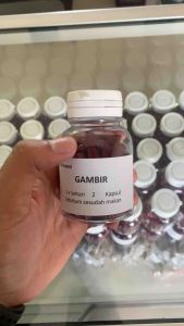 GAMBIR KAPSUL OBAT HERBAL ISI 50 KAPSUL
