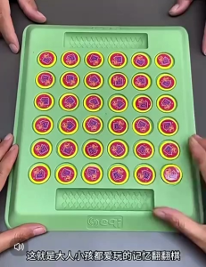 Mainan Puzzle Anak Edukasi Papan Game Flip Chess Edukatif Sensorik Motorik Keluarga Toys / Kepingan Memori Otak Permainan Papan / Mainan Edukasi Papan Mengasah Ingatan / Mainan Memories Toys