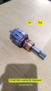 Starting Motor/Angker Dinamo Motor Viar 9T (16H) Sparepart Roda3