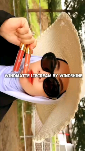 WINDMATTE 3IN1 LIPCREAM LADY LOVE SHADE 03: Lipstik Multifungsi Penuh Warna
