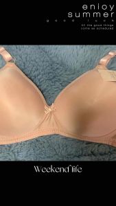 ชูดชั้นในผ้าฝ้ายบางคุณภาพดี ไม่มีห่วงเหล็ก 6 สี 36-42 168#