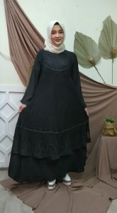 Abaya model hikmat full mata mata mewah