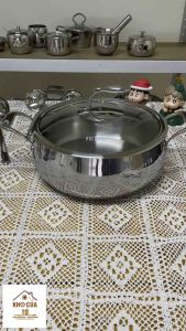 Nồi lẩu Borman Home (tên cũ Pdermai) size 28cm hàng Đức sang xịn mịn đùng đẻ ăn lẩu hầm canh dung tích 6L 3 lớp inox dày dặn 18/10
