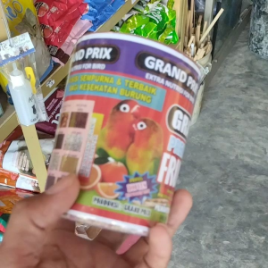 Pakan Burung Lovebird VIP Pilihan Para Sultan Kemasan Toples