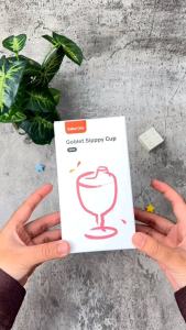 Sakumini Training Cup 2in1 Gelas Susu Anak Bayi Anti Tumpah Anti Sedat