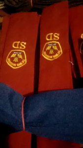 DASI PANJANG SMP SMA PRAMUKA HITAM BORDIR COMPUTER JAHITAN RAPIH