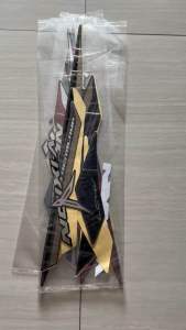 Stiker Striping Motor Vixion New Facelift 2017 & 2018 Hitam Dof