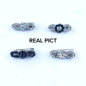 Bros Dagu Korea / Jilbab / Hijab / Kebaya / Bros Peniti / Model Angka Delapan Bulat (CM 360)