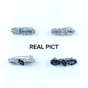 Bros Dagu Korea / Hijab / pashmina / krudung / bros peniti / model angka delapan (CM 169)