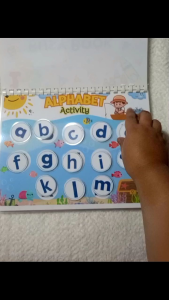 Alphabet Activity Matching Laminated Activities with Velcro thinkingtots.shop
