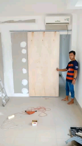 pintu geser dan rell sleeding random